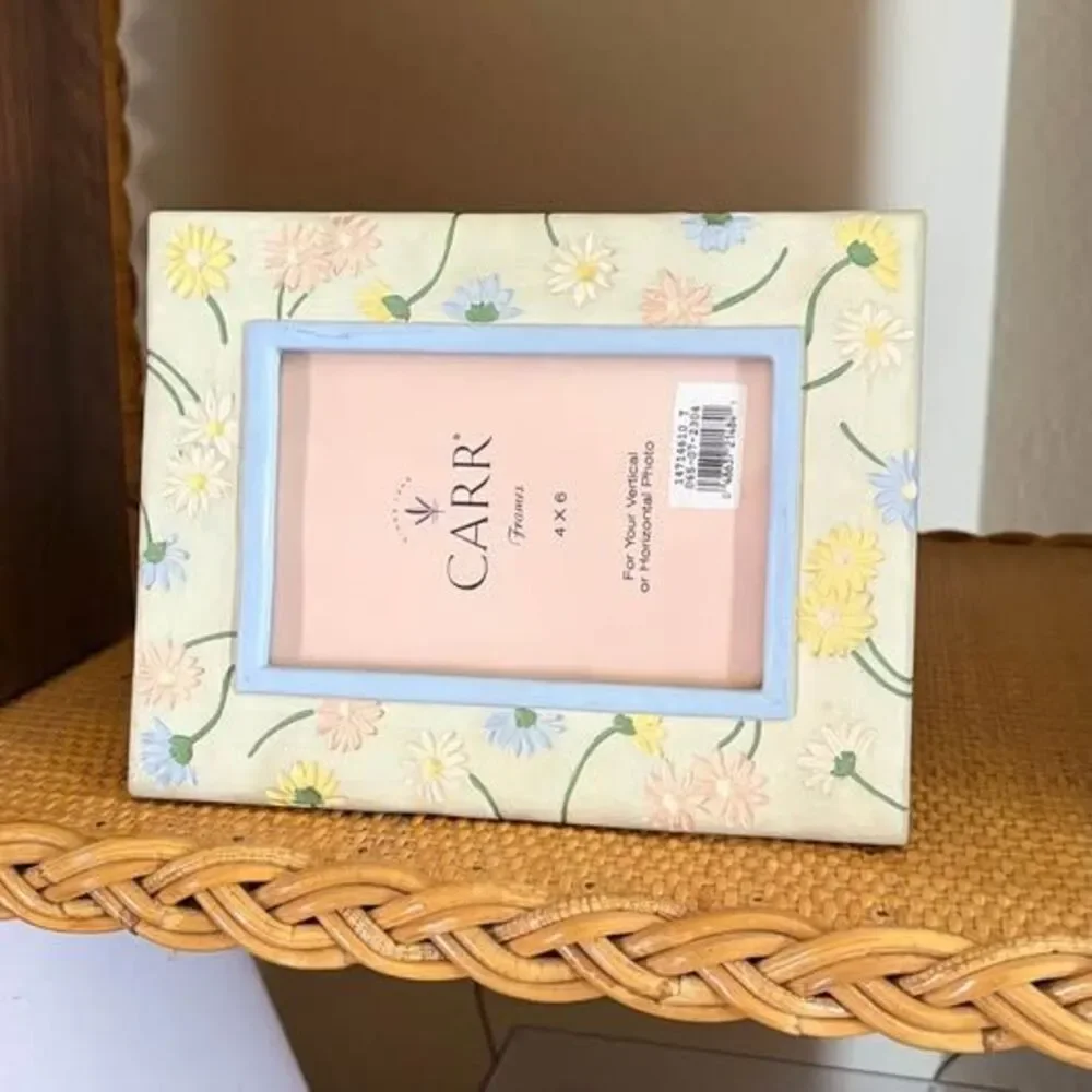 daisy floral frame ceramic